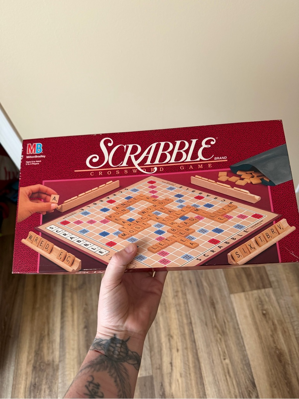 Scrabble Classic Crossword Game - Red Box